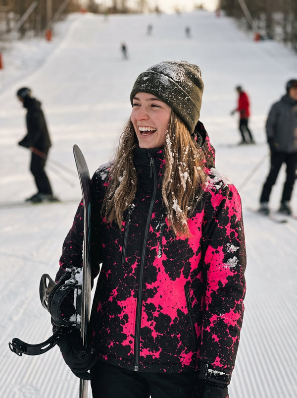 Snowboardeuse en veste KRYO Flare Pink